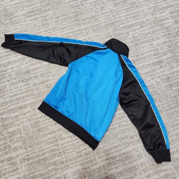 Nike boy's full zip track jacket blue black white size 5 - Picture 7 of 8